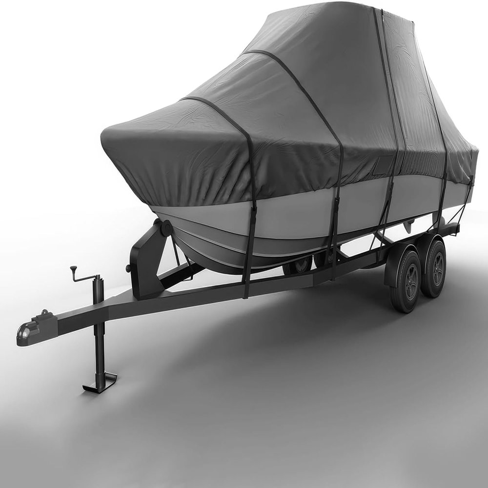 Seal Skin Covers T-Top Boat Cover, Waterproof & UV Resistant, Fits Center Console Boats Up to 22ft Long & 102 Wide, Durable & Snug Fit