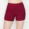 ALWAYS Women's 3" Yoga Shorts - Premium Soft Tummy Control Workout Stretch Solid Leggings Pants with Pockets Burgundy L view 2