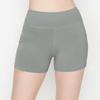ALWAYS Women's 3" Yoga Shorts - Premium Soft Tummy Control Workout Stretch Solid Leggings Pants with Pockets Grey M view 2