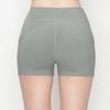 ALWAYS Women's 3" Yoga Shorts - Premium Soft Tummy Control Workout Stretch Solid Leggings Pants with Pockets Grey M view 4