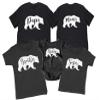 Southern Sisters Matching Sister Bear Tee Shirt Sis 5T Black view 1