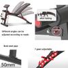 Weight Bench Multi-Functional Dumbbells Bench Adjustable Ab Sit Up Bench Foldable Roman Chair Strength Training Benches for Home Gym (Color : Black, Size : 43 * 140 * 106cm) view 4