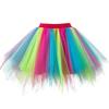Tutu Skirt for Adult Women Classic Elastic Short Tulle Skirts 80's Dance Carnival Costume Game Birthday Party Costume view 1