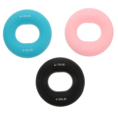 Beavorty 3pcs Hand Grip Strength Trainer Dual Resistance Levels for Finger and Hand Portable Massage Grip Tool for Travel
