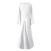 XUNRYAN Women's Irish Renaissance Costume Women Medieval Dress Queen Gown Retro Long Dresses Role Play Dress Up Costumes White view 2