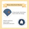 Bamery Winter Baby Boys Scarf Cotton Girls Neck Warmer Autumn Warm Knitted Scarves for Toddler Kids (Haze Blue) view 3