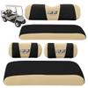 10L0L Golf Cart Front & Rear Seat Covers Full Set for G2 G8 G9 G11 G14 G16 G19 G20 G21 G22 & Club Car DS Pre-2000, Tomberlin Emerge E2, for EZGO Marathon, Fits 4 Passenger Seat Golf Cart view 1