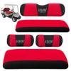 10L0L Golf Cart Front & Rear Seat Covers Full Set for Yamaha G2 G8 G9 G11 G14 G16 G19 G20 G21 G22 & Club Car DS Pre-2000, Tomberlin Emerge E2, for EZGO Marathon, Fits 4 Passenger Seat Golf Cart view 1