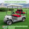10L0L Golf Cart Front & Rear Seat Covers Full Set for Yamaha G2 G8 G9 G11 G14 G16 G19 G20 G21 G22 & Club Car DS Pre-2000, Tomberlin Emerge E2, for EZGO Marathon, Fits 4 Passenger Seat Golf Cart view 2