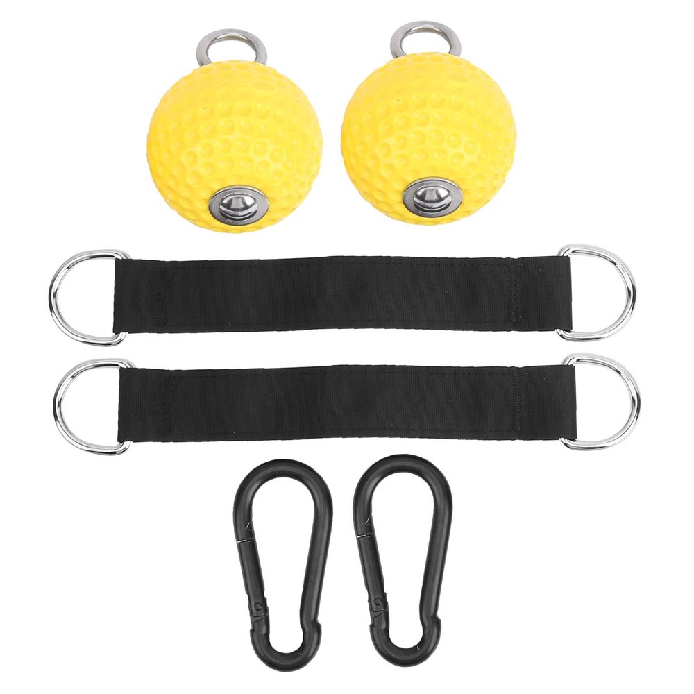 Pull Up Grips Ball, Non Slip Hand Grips Strength Trainer, Pull Up Arm Training Ball, Hold Grips with Straps for Bouldering, Pull Ups, Kettlebells, Fitness, Workout