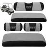 10L0L Golf Cart Front & Rear Seat Covers Full Set for Yamaha G2 G8 G9 G11 G14 G16 G19 G20 G21 G22 & Club Car DS Pre-2000, Tomberlin Emerge E2, for EZGO Marathon, Fits 4 Passenger Seat Golf Cart view 1