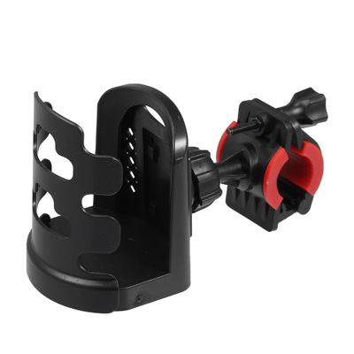 X AUTOHAUX Motorcycle Bicycle Boat Golf Cart Cup Holder ATV Drink Holder Handlebar Universal Bike Water Bottle Cages Black