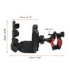 X AUTOHAUX Motorcycle Bicycle Boat Golf Cart Cup Holder ATV Drink Holder Handlebar Universal Bike Water Bottle Cages Black view 3