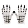 HAOZAIKEJI Halloween Costume Animal Paw Gloves Hairy Bear Wolf Gorilla Claws Role Play Themed Party Costume Gloves view 3