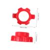 BESPORTBLE Professional Dumbbell Bar Nut Set Screw Weight Clamps for Plastic Spinlock Collars view 2