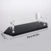 WANLIAN Lightsaber Display Stand Acrylic Desktop Lightsaber Display Case Lightsaber Hilt Holder for Display Decorative Lightsaber (Black bottom) view 2