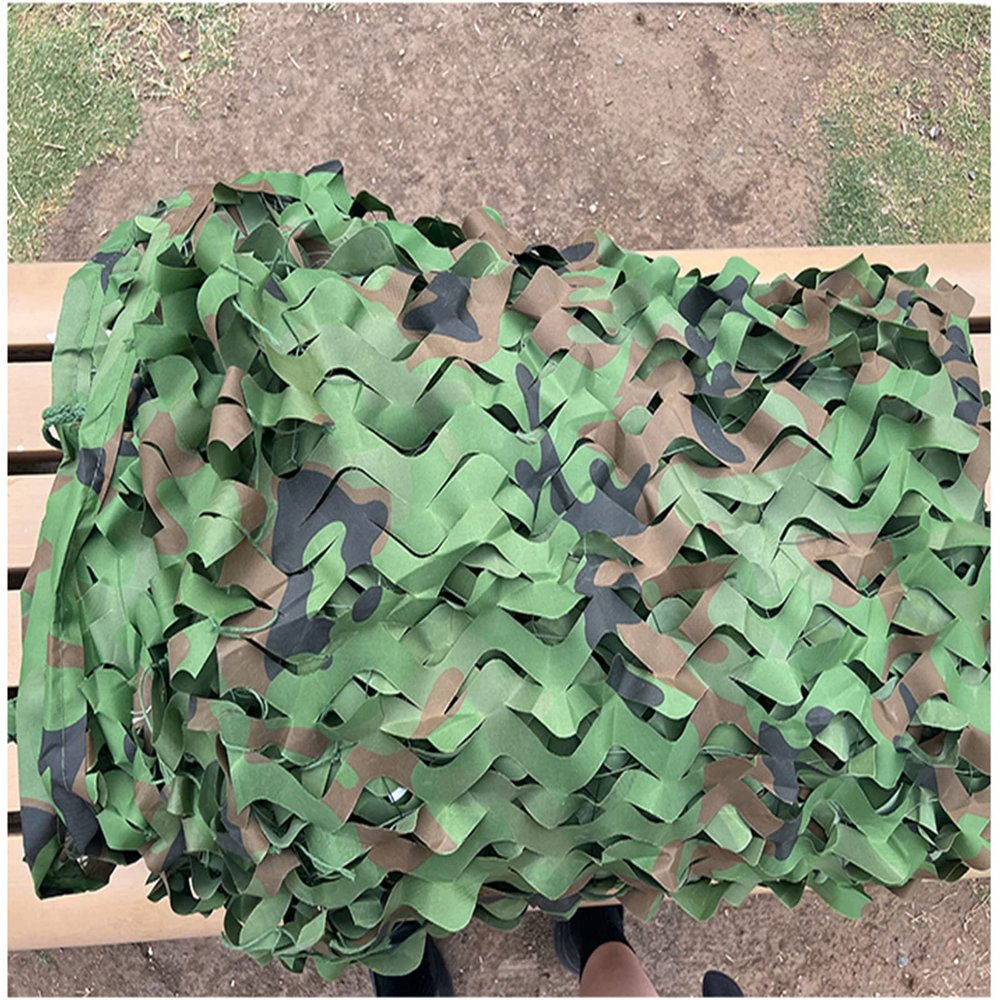 Outdoor Shading Camouflage Net,Mountain Greening Thickened Camo Net,Military Oxford Camo Netting,Protective Camouflage Netting,Customizable,for Camping,Hunting,Decoration (19.7x32.8ft)