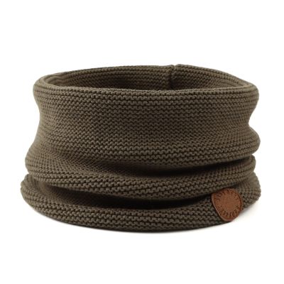 Bamery Winter Baby Boys Scarf Cotton Girls Neck Warmer Autumn Warm Knitted Scarves for Toddler Kids (Army Green)