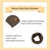 Bamery Winter Baby Boys Scarf Cotton Girls Neck Warmer Autumn Warm Knitted Scarves for Toddler Kids (Army Green) view 3