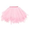 Tutu Skirt for Adult Women Classic Elastic Short Tulle Skirts 80's Dance Carnival Costume Game Birthday Party Costume view 1