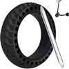 1 Pack Solid Tire,8.5Inch Electric Scooter Wheels for Xiaomi M365 Gotrax/gxl V2/XR Scooter Accessories,8 1/2'' Front/Rear Rear Solid Tires replacement wheel view 1