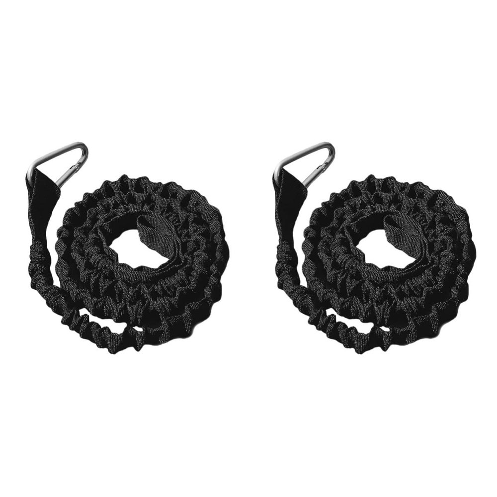 BESPORTBLE 2pcs Boat Safety Leash Elastic Lanyard Strap for Kayak Paddles Canoe Fishing Rods -Lost Hook Accessories for Secure Boating Kayaking Activities