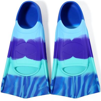 Foyinbet Kids Swim Fins,Short Youth Fins Swimming Flippers for Lap Swimming and Training for Children Girls Boys XS