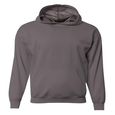 A4 Youth Sprint Fleece Hoodie - GRAPHITE - S
