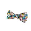 Spring Notion Men's Cotton Floral Print Pre-tied Bow Tie for Wedding Summer Party Dressy and Casual, 71-Navy Coral view 1