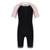 vastwit One Piece Swimsuit for Kids Boys Girls UV Protection Surfing Suit Beach Swimwear Rash Guard Pink&Black 4 Years view 1