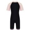 vastwit One Piece Swimsuit for Kids Boys Girls UV Protection Surfing Suit Beach Swimwear Rash Guard Pink&Black 4 Years view 2