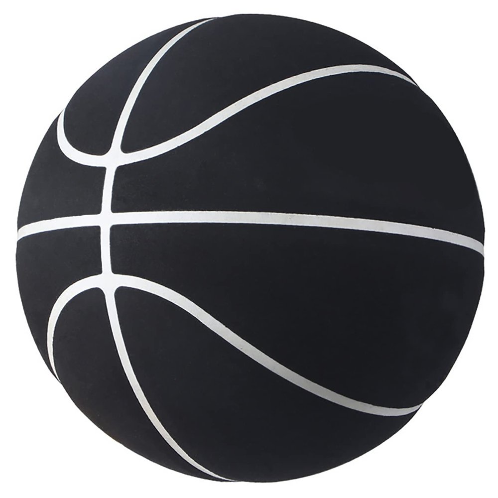 Standard 5/6/7 Basketball, Non-Slip and Wear-Resistant Microfiber Suede, No Logo Ball, Suitable As A Signature, Gift,White Edge,No. 5