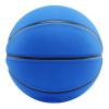 Standard 5/6/7 Basketball, Non-Slip And Wear-Resistant Microfiber Suede, No Logo Ball, Suitable for Indoor And Outdoor Training And Competition, Suitable As A Signature, Gift,Blue black edge,No. 6 view 1