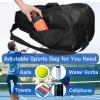 Xxerciz 3 Racquet Tennis Bag, Lightweight Tennis Bags for Women and Men to Hold Racket, Tennis Racquet Cover Bag with Adjustable Shoulder Strap for Tennis Players view 4