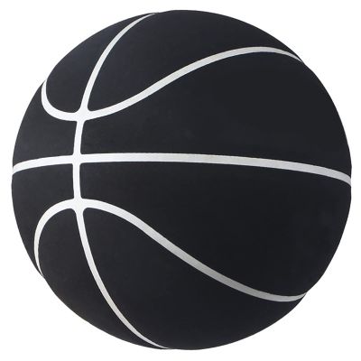 Standard 5/6/7 Basketball, Non-Slip and Wear-Resistant Microfiber Suede, No Logo Ball, Suitable As A Signature, Gift,White Edge,No. 6