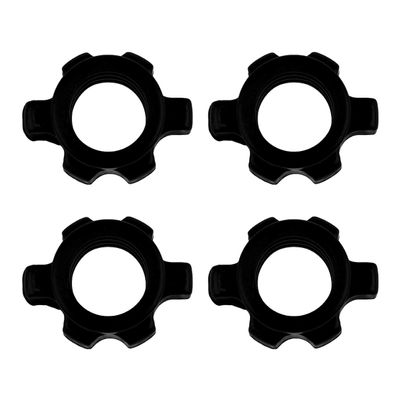 BESPORTBLE 4 Pcs Dumbbell Bar Nut Barbells Fixing Screw Plastic Nut for Dumbbells Fitness Equipment