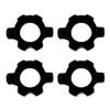 BESPORTBLE 4 Pcs Dumbbell Bar Nut Barbells Fixing Screw Plastic Nut for Dumbbells Fitness Equipment