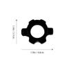 BESPORTBLE 4 Pcs Dumbbell Bar Nut Barbells Fixing Screw Plastic Nut for Dumbbells Fitness Equipment view 2