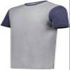 Youth Gameday Vintage Ringer Tee Grey Heather/Navy Heather L view 1