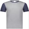 Youth Gameday Vintage Ringer Tee Grey Heather/Navy Heather L view 2