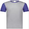 Youth Gameday Vintage Ringer Tee Grey Heather/Purple Heather L view 2