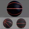 Standard 5/6/7 Basketball, Non-Slip And Wear-Resistant Microfiber Suede, No Logo Ball, Suitable for Indoor And Outdoor Training And Competition, Suitable As A Signature, Gift,Red edge,No. 5 view 2