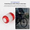 ulip Handlebar Grip Light Turning Signals for Bicycle Turn Signals for E-Scooters USB Rechargeable Indicator Lamp Smart Safety Warning Lights 3 Light Modes Red White view 4