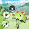 Youth Kids Bike Helmet, Adjustable and Multi-Sport for Child Boys and Girls, 3 Sizes for Kids Age 1-2-3-5-8-14 Years (Dinosaur, Medium) view 3
