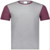 Youth Gameday Vintage Ringer Tee Grey Heather/Maroon Heather M view 2