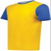Youth Gameday Vintage Ringer Tee Gold Heather/Royal Heather S view 1