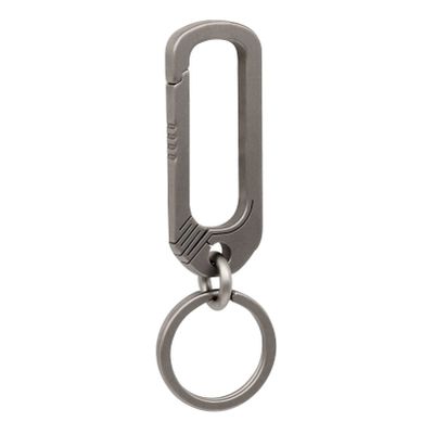 Green Beret Tactical Titanium Belt Loop Keychain Heavy Duty Quick Release Spring Snap Link Hook with Key Rings EDC Keychain Clip Gifts for Him
