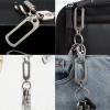 Green Beret Tactical Titanium Belt Loop Keychain Heavy Duty Quick Release Spring Snap Link Hook with Key Rings EDC Keychain Clip Gifts for Him view 2
