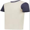 Youth Gameday Vintage Ringer Tee Birch/Navy Heather M view 1