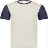 Youth Gameday Vintage Ringer Tee Birch/Navy Heather M view 2